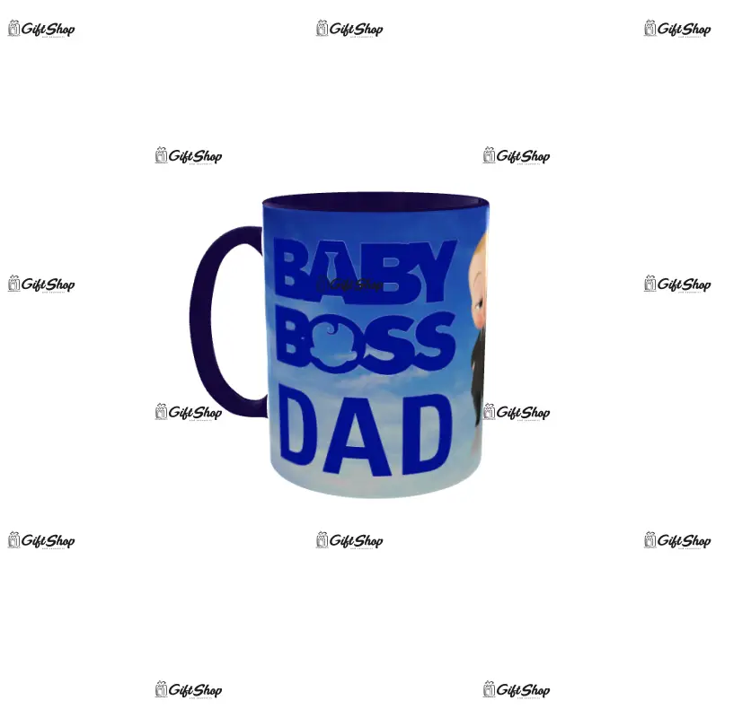 Baby boss dad, cana personalizata cu poza, 330ml, model 3355